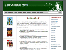 Tablet Screenshot of bestchristmasmovie.com